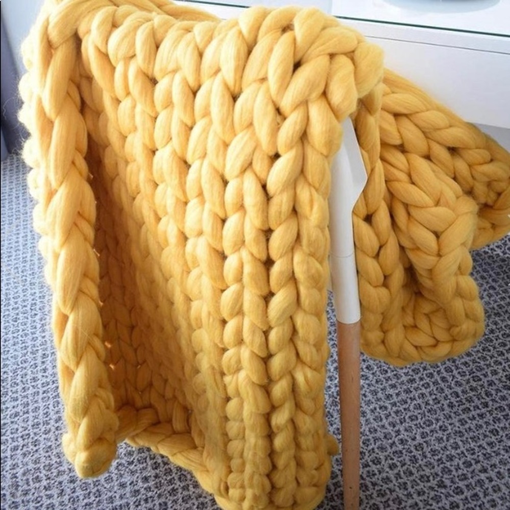 EastSure Chunky Knit Blanket